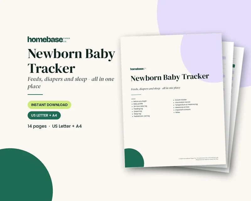 Newborn Baby Tracker preview