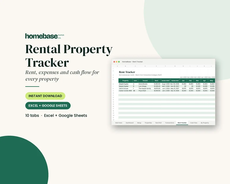 Rental Property Tracker preview