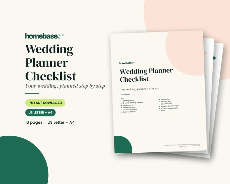 Wedding Planner Checklist preview