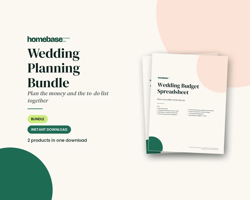 Wedding Planning Bundle preview