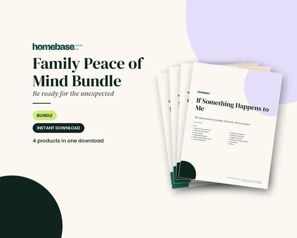 Family Peace of Mind Bundle – cover