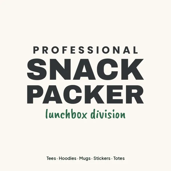 "Professional Snack Packer" design for light products