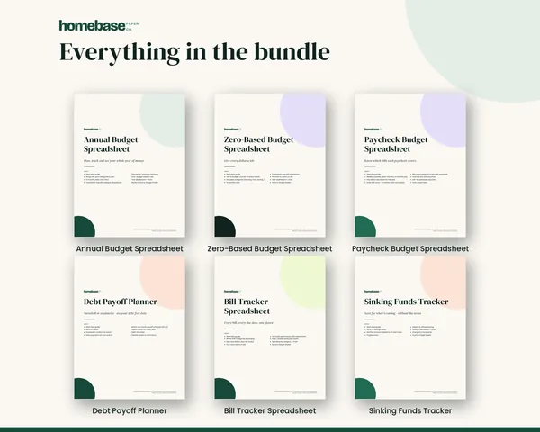 Ultimate Budget Bundle – page preview