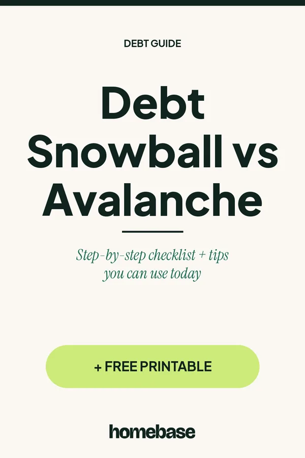 Debt Snowball vs. Debt Avalanche: Which Payoff Method Is Right for You? - Pinterest graphic