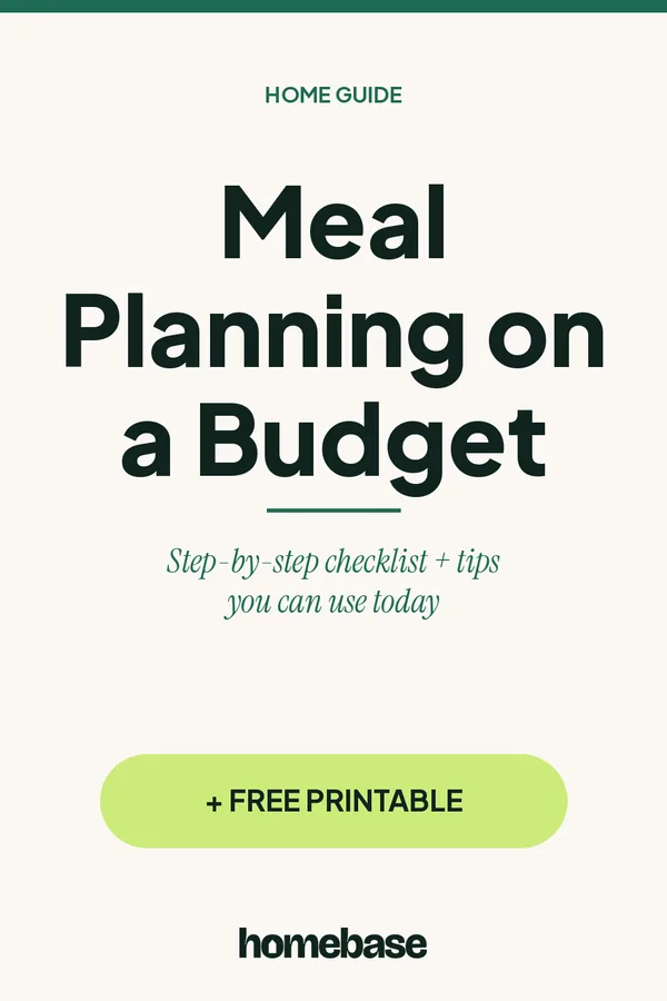 Meal Planning on a Budget: A Simple Weekly System That Saves Money - Pinterest graphic