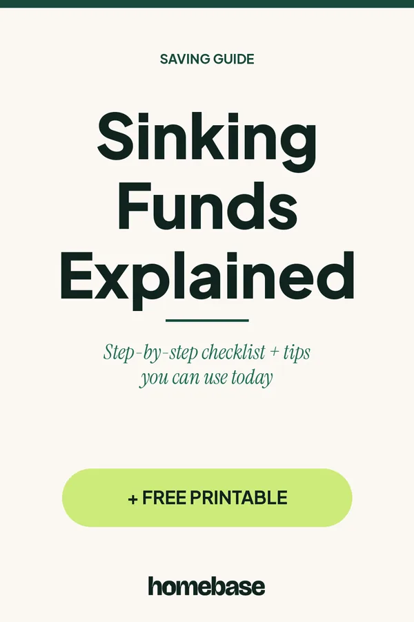Pinterest graphic 1 for Sinking Funds Explained: How to Save for Irregular Expenses Without Stress